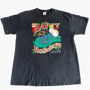 Vintage Carnival Cruise T Shirt XL‎ Glitter Casino Holiday Delta Pro Weight USA